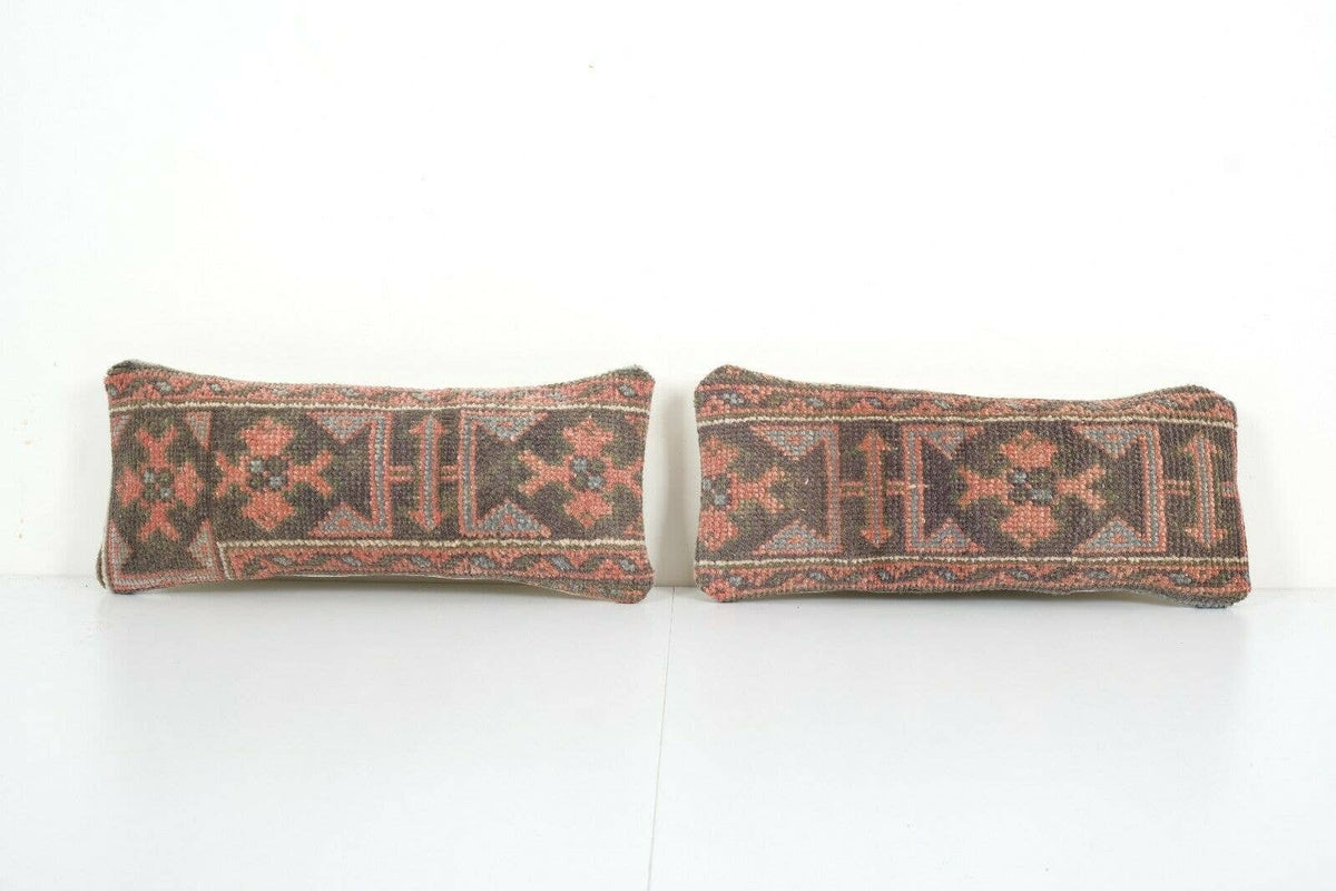 Halı Kırlent Kılıfı 2'li Set 20 x 50 cm