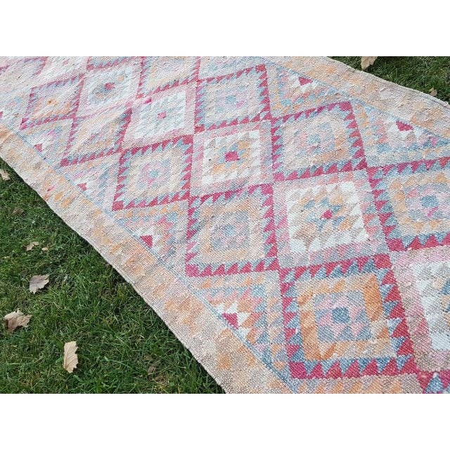 Vintage Herki Kilim Yolluk 80 x 300 cm