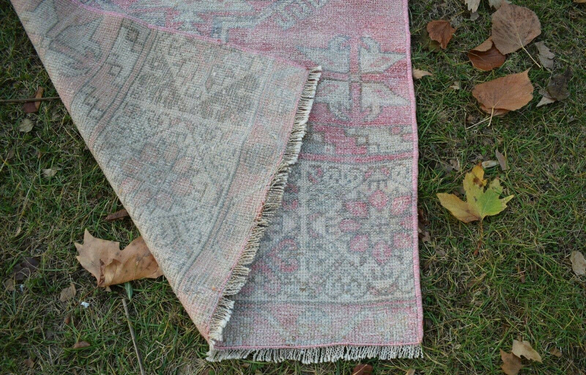 Vintage Herki Halı Yolluk 79 x 398 cm