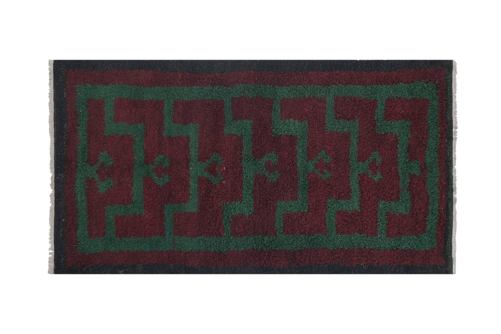 Vintage Türk Tulu Halı 120 x 208 cm