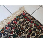 Vintage Kilim Yastık Halı 51 x 81 cm