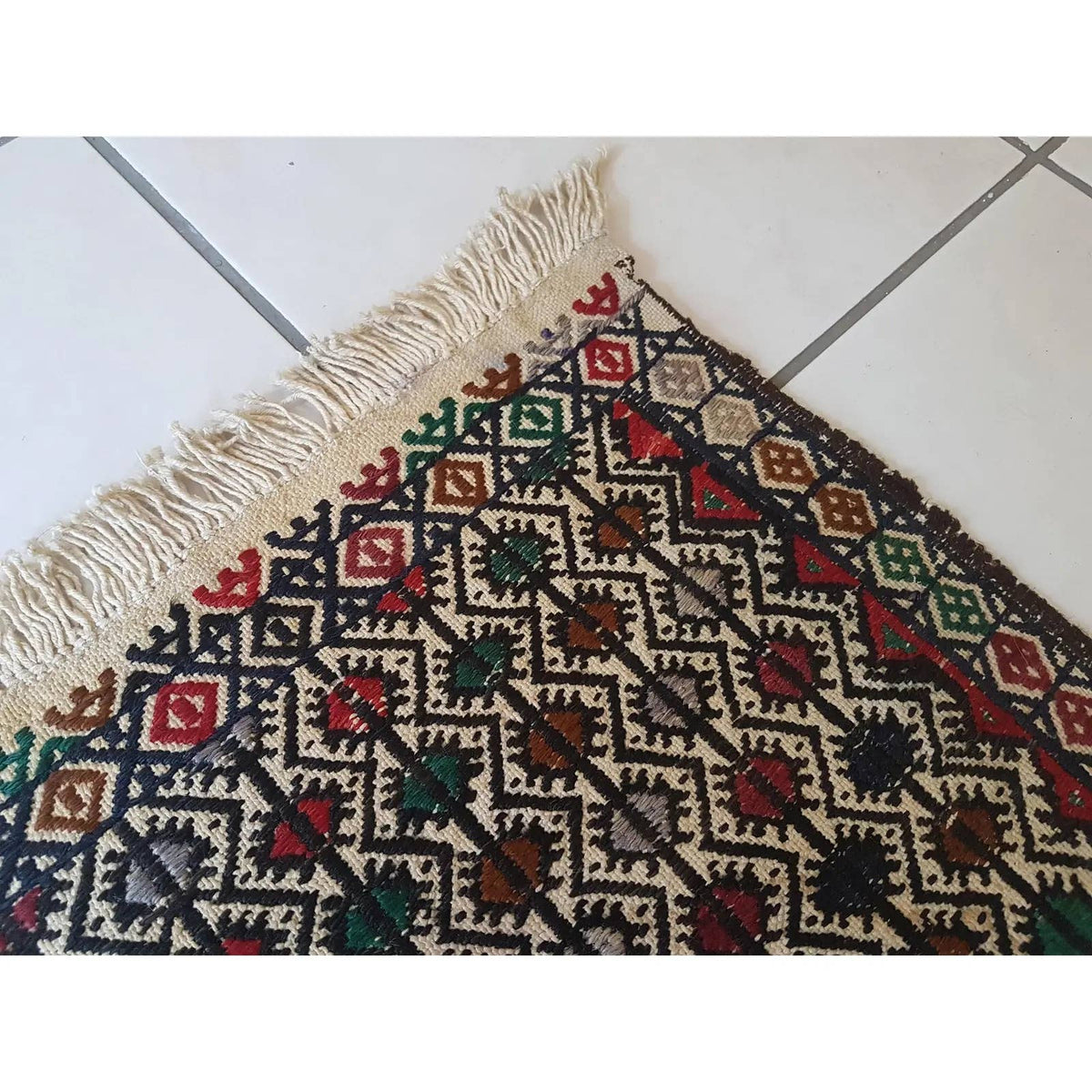 Vintage Kilim Yastık Halı 51 x 81 cm