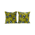 İpek Ikat Kadife Kırlent Kılıfı 2'li Set 51 x 51 cm
