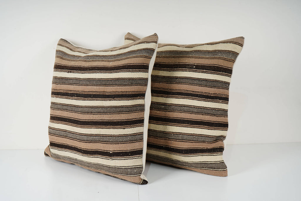 Kilim Kırlent Kılıfı 2'li Set 60 x 60 cm