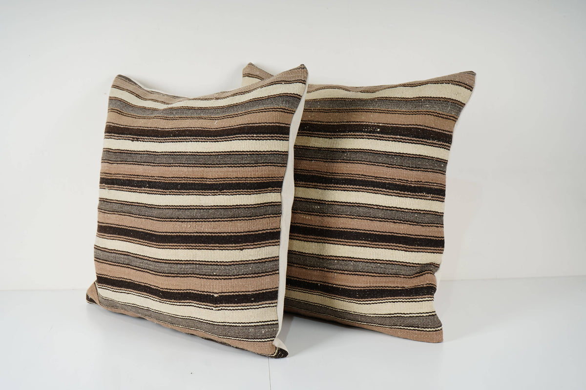 Kilim Kırlent Kılıfı 2'li Set 60 x 60 cm