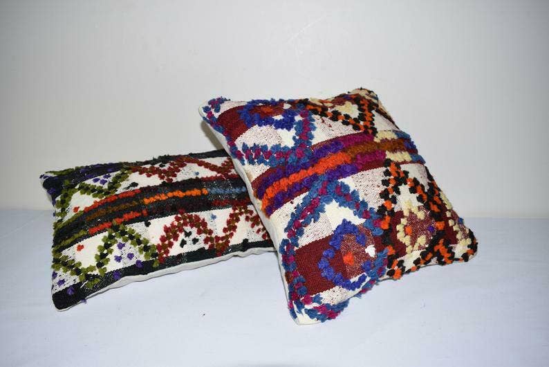 Kilim Kırlent Kılıfı 2'li Set 40 x 40 cm
