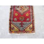Vintage Uşak Halı 46 x 109 cm