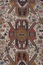 Vintage Türk Sumak Halı 107 x 192 cm