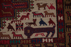 Vintage Sumak Kilim 108 x 143 cm