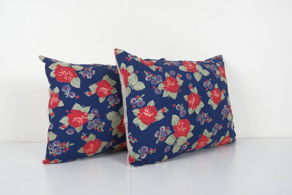 Özbek Baskılı Kırlent Kılıfı 40 x 60 cm