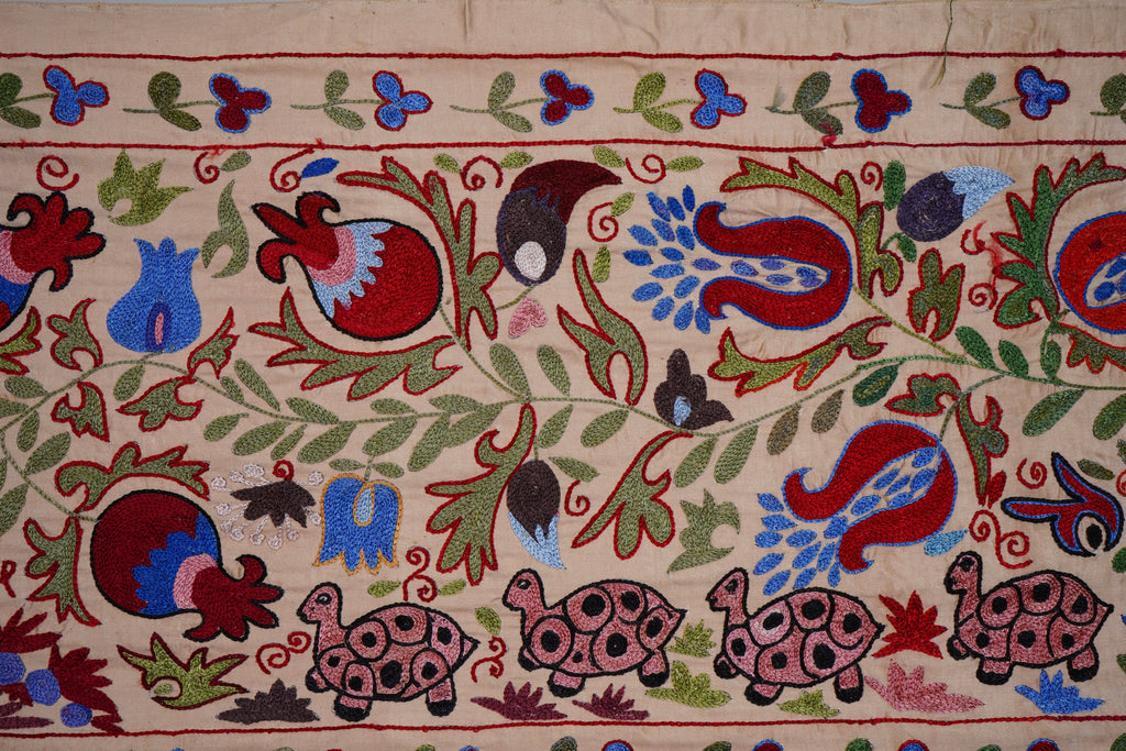 El İşlemesi Suzani Yolluk 51 x 190 cm