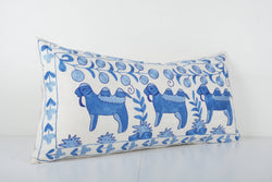 Deve Desenli Suzani Kırlent Kılıfı 45 x 90 cm