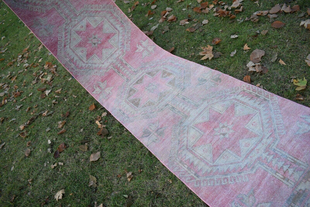 Vintage Herki Halı Yolluk 79 x 398 cm