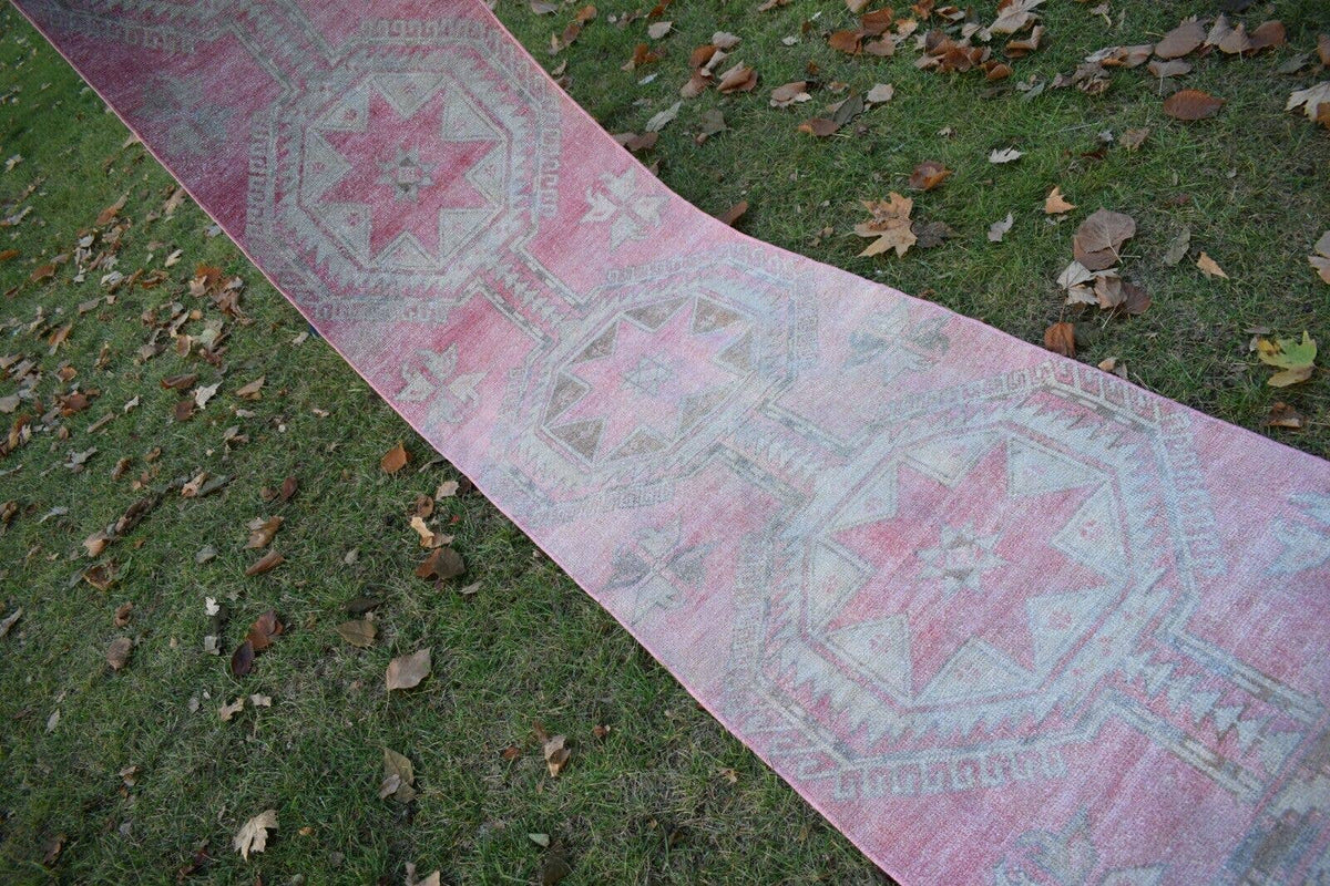 Vintage Herki Halı Yolluk 79 x 398 cm
