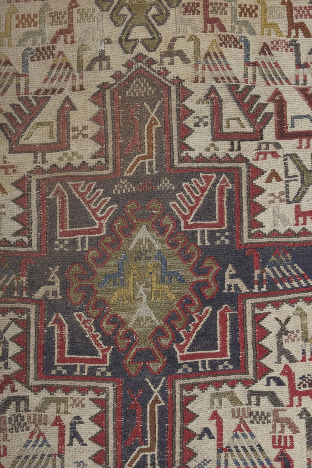Vintage Sumak Kilim 72 x 194 cm