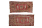 Vintage Uşak Yastık Halı 2'li Set 48 x 106 cm