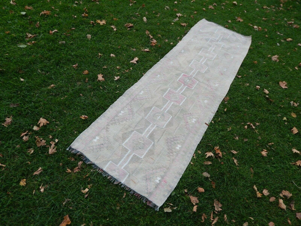 Vintage Herki Kilim Yolluk 88 x 292 cm