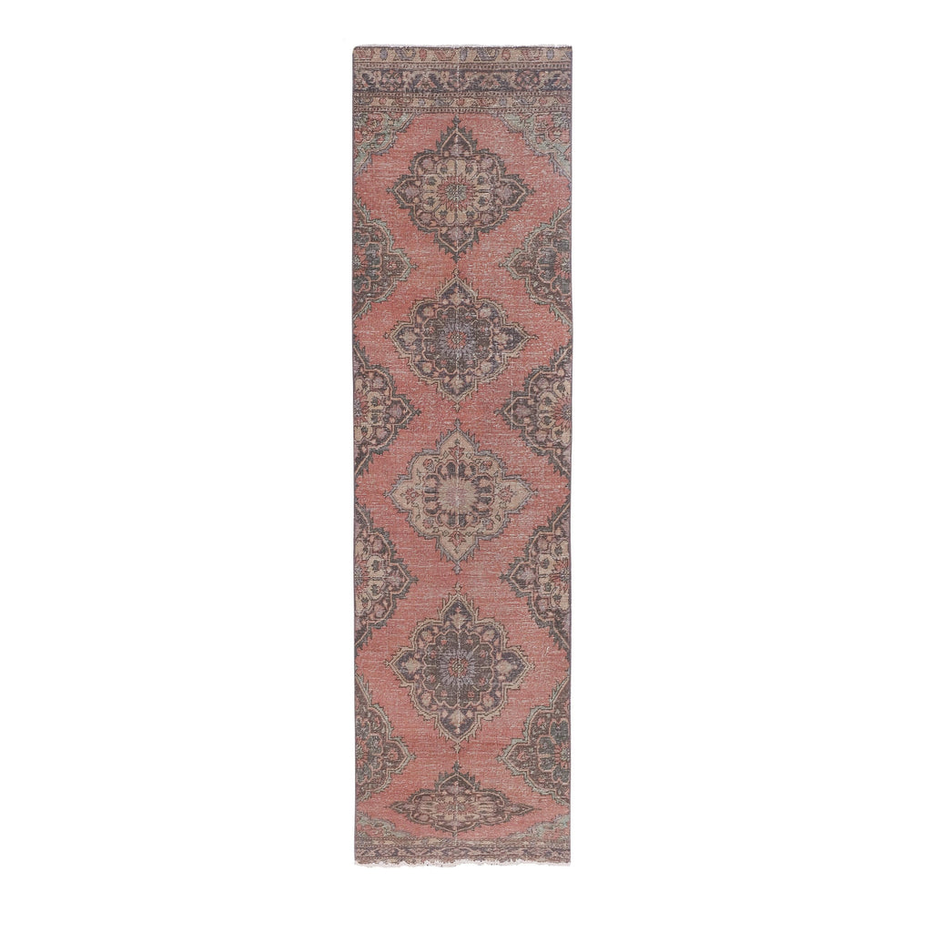 Vintage Türk Halı Yolluk 96 x 364 cm