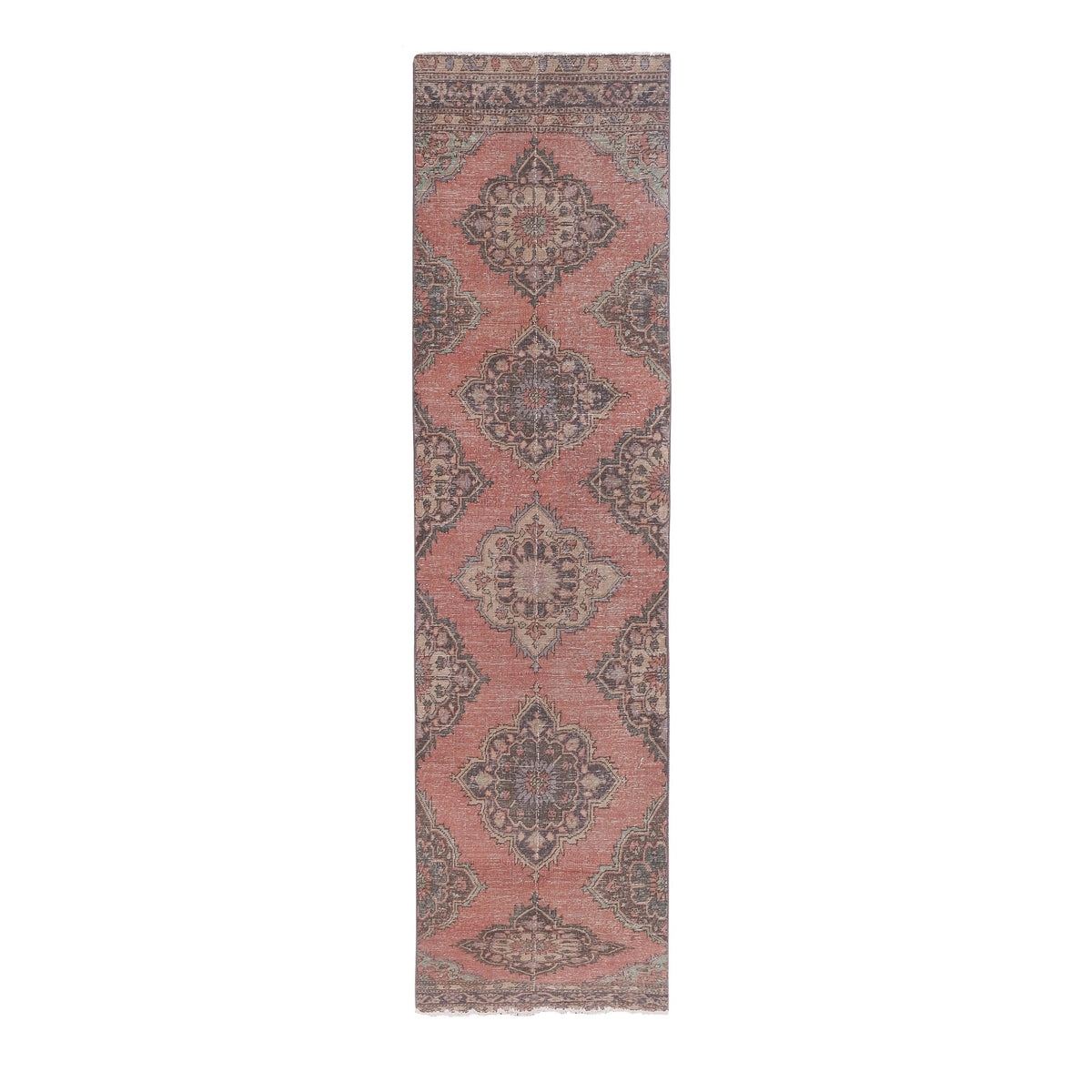 Vintage Türk Halı Yolluk 96 x 364 cm