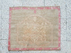 Vintage Uşak Halı 72 x 58 cm