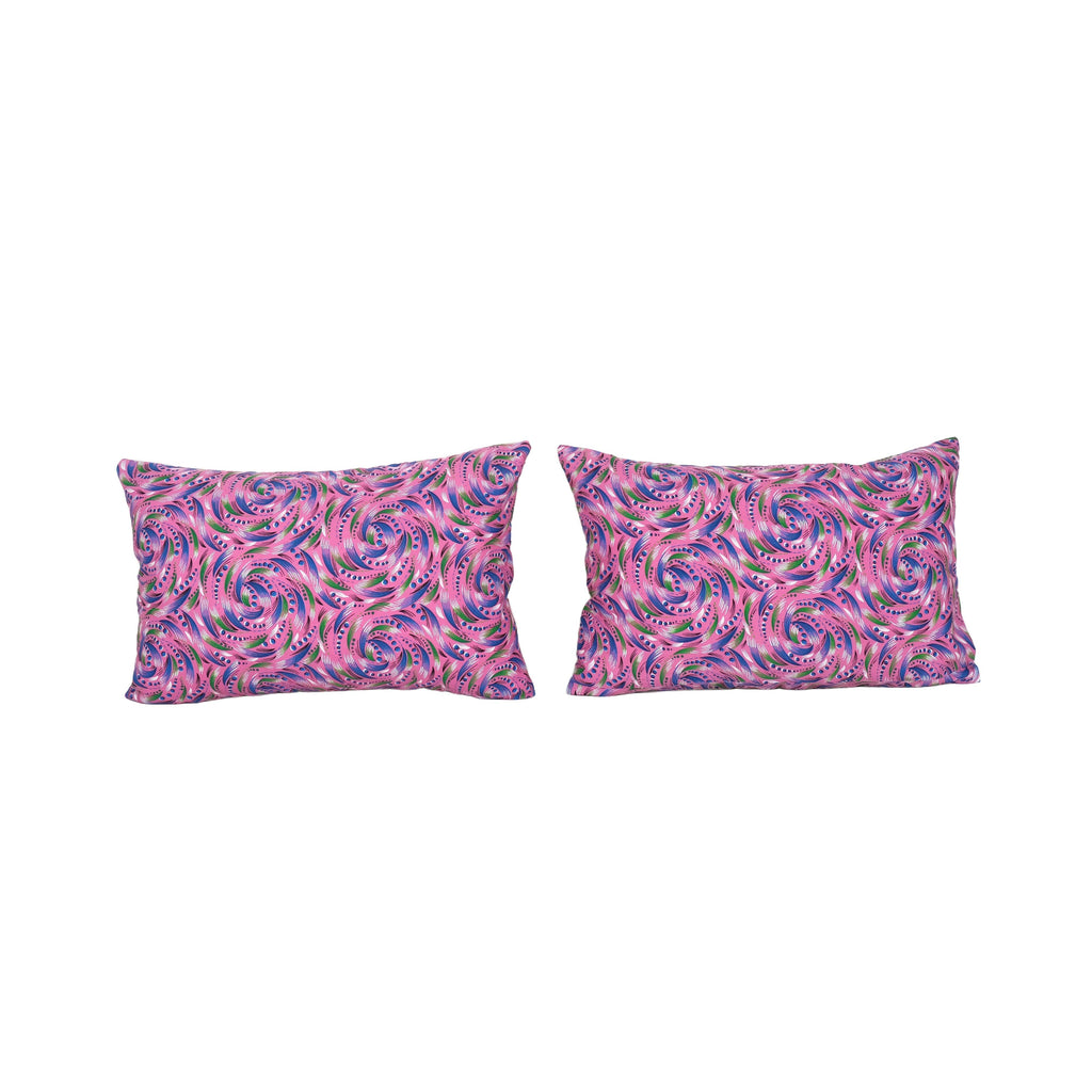 Özbek Baskılı Kırlent Kılıfı 2'li Set 38 x 58 cm