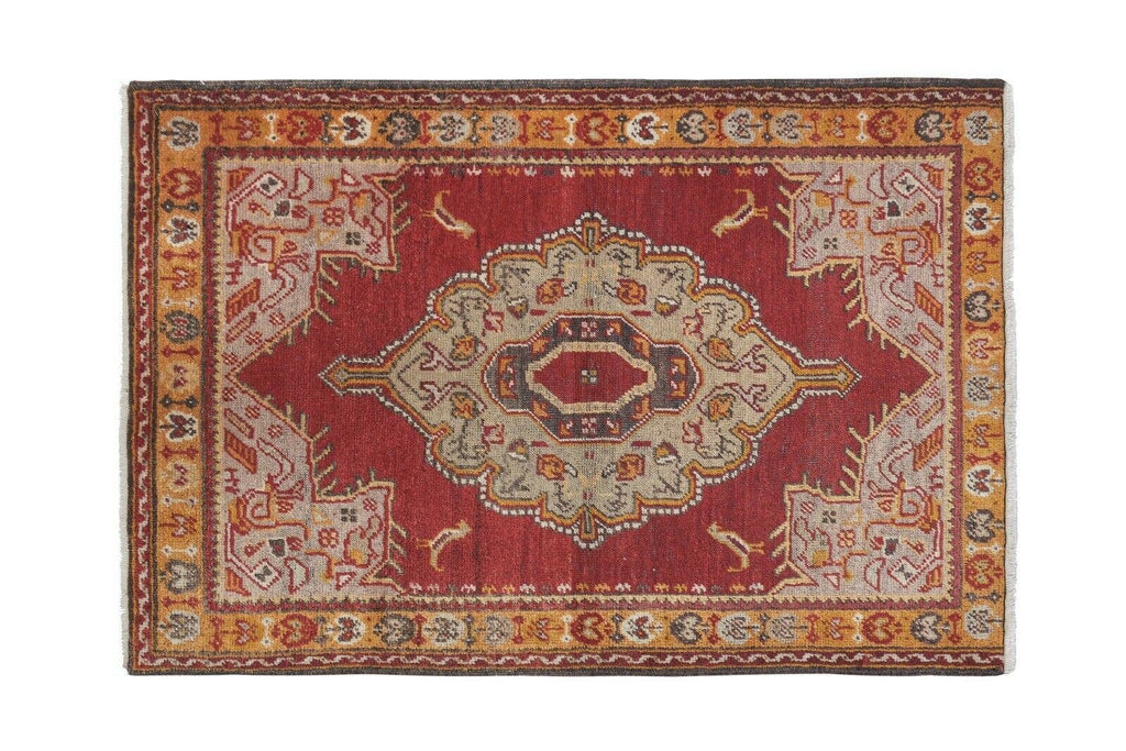 Vintage Türk Halı 92 x 133 cm