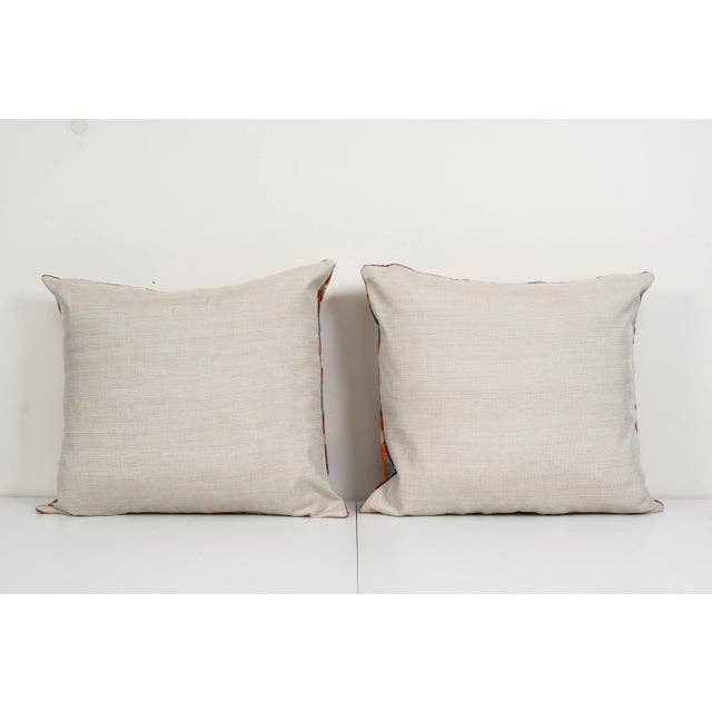 İpek Ikat Kadife Kırlent Kılıfı 2'li Set 60 x 60 cm