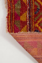 Vintage Türk Damalı Tulu Halı 116 x 162 cm