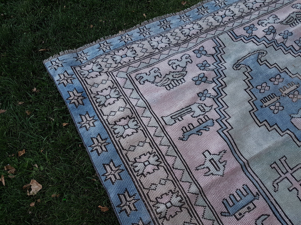 Vintage Uşak Halı 196 x 296 cm