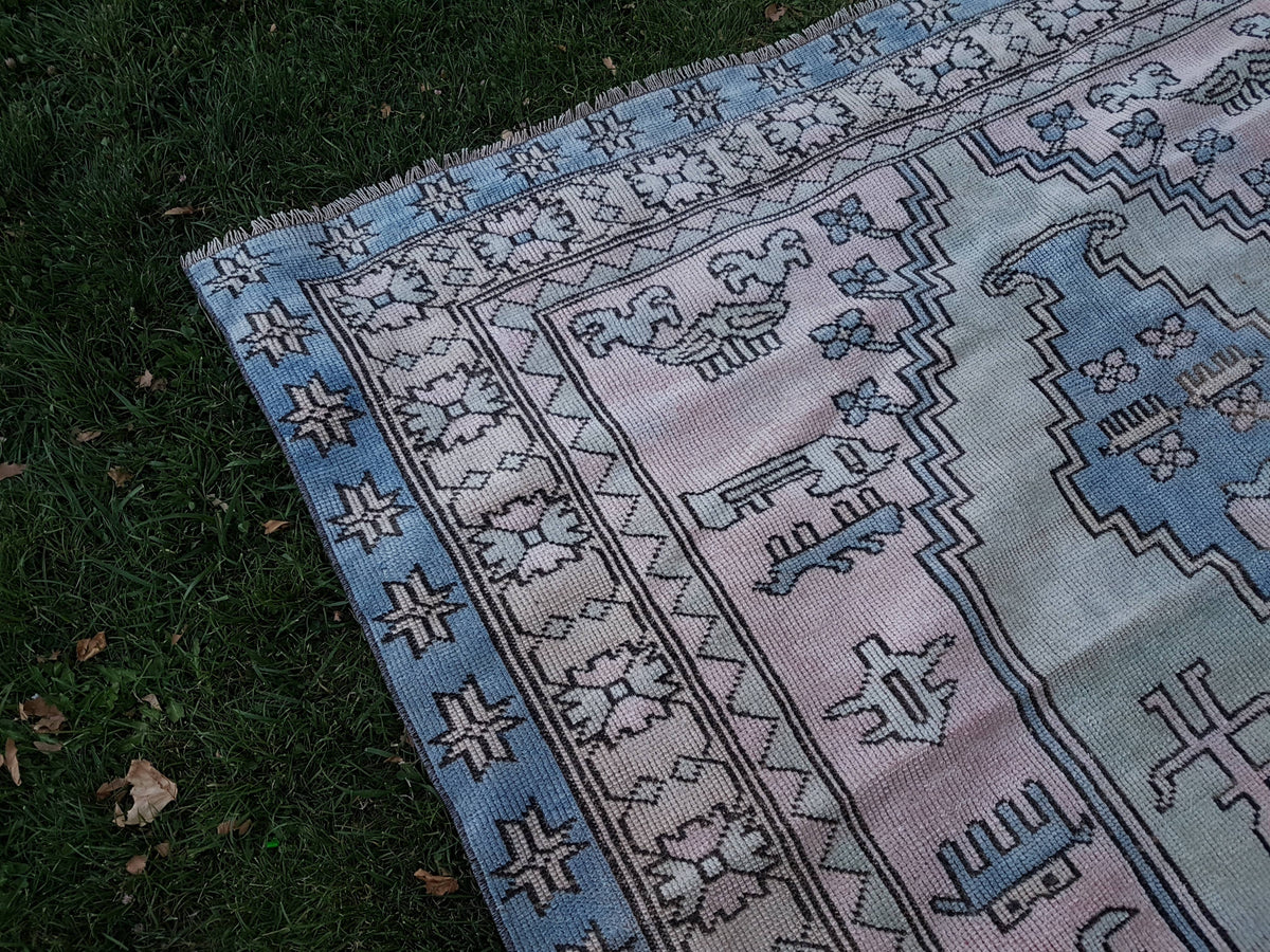 Vintage Uşak Halı 196 x 296 cm