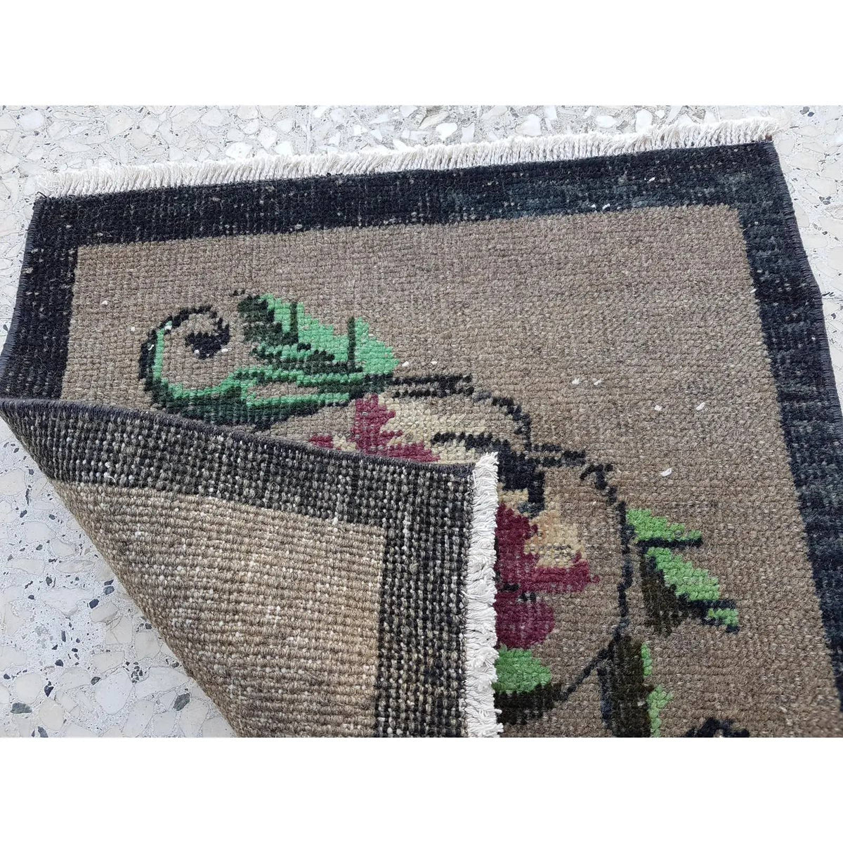 Vintage Türk Halı 54 x 50 cm