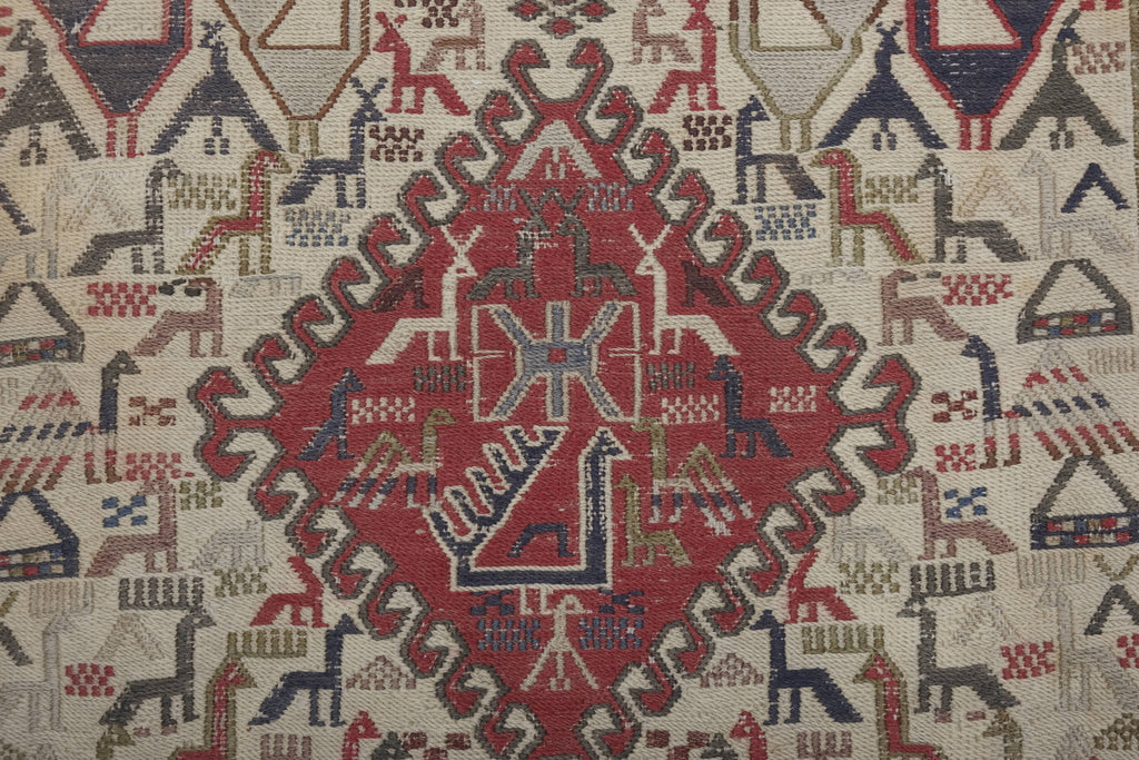 Vintage Sumak Kilim 72 x 194 cm