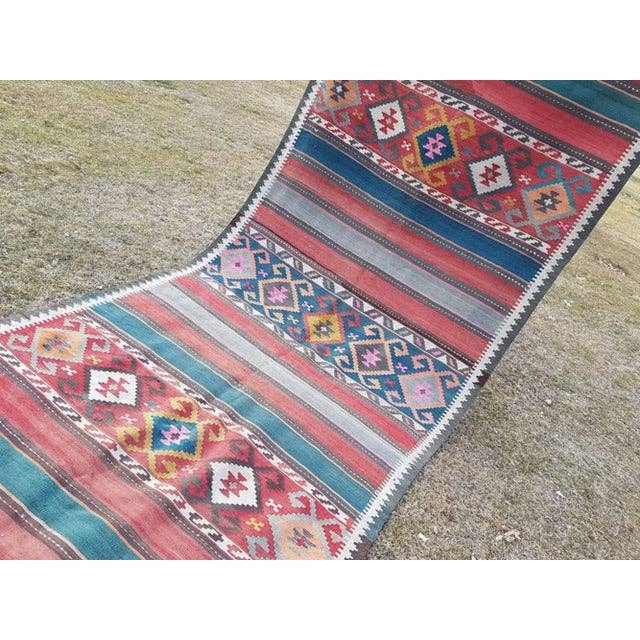 Vintage Kafkas Kilim Yolluk 154 x 347 cm