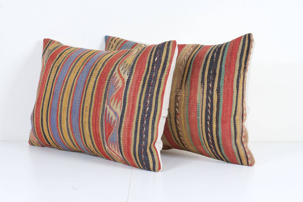 Kilim Kırlent Kılıfı 2'li Set 40 x 60 cm