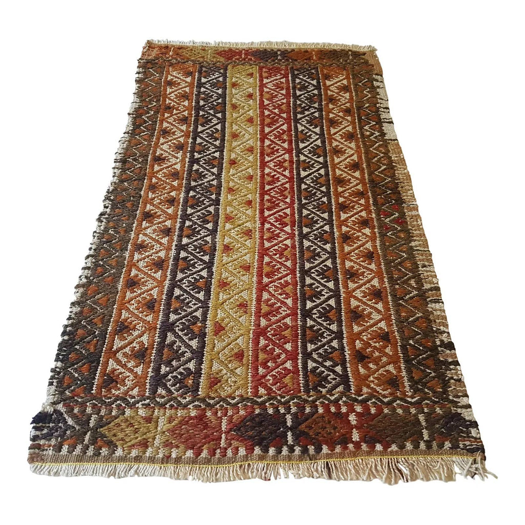 Vintage Uşak Yastık Halı 49 x 85 cm