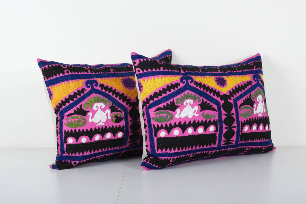 Suzani Kırlent Kılıfı 2'li Set 40 x 55 cm