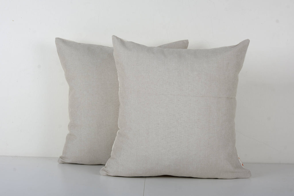 Balık Desenli Suzani Kırlent Kılıfı 2'li Set 45 x 46 cm