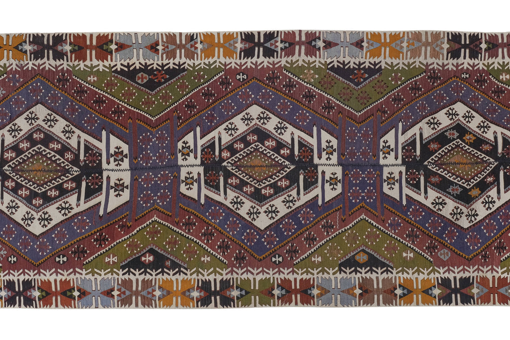 Vintage Anadolu Kilim 150 x 363 cm