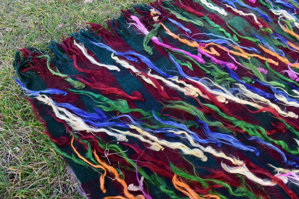 Vintage Türk Tulu Halı 140 x 164 cm