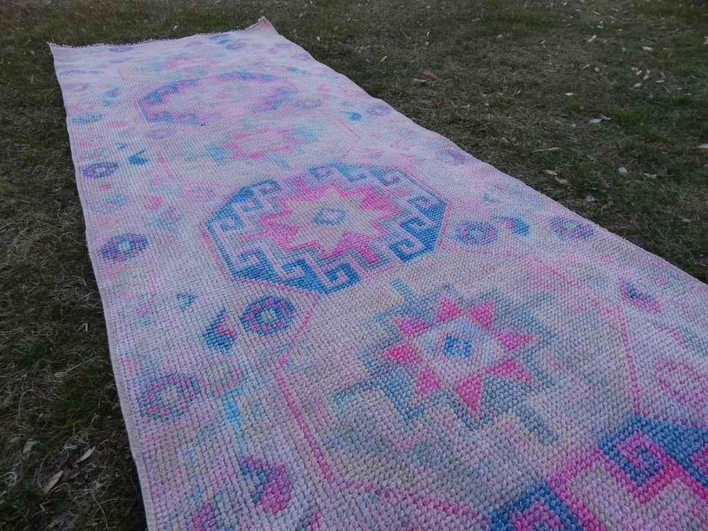 Vintage Herki Halı Yolluk 80 x 363 cm