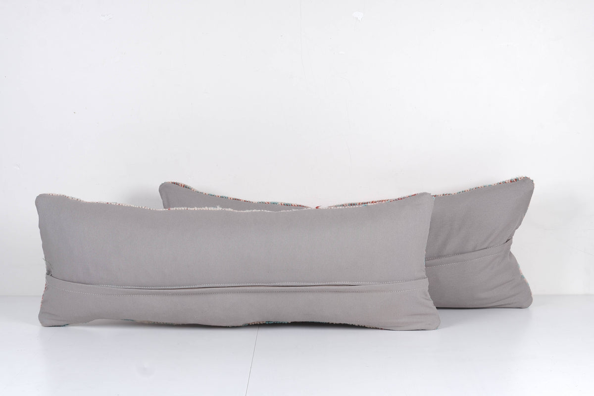 Halı Kırlent Kılıfı 2'li Set 34 x 92 cm