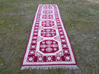 Vintage Kürt Halı Yolluk 105 x 372 cm