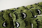 İpek Ikat Kadife Kırlent Kılıfı 3'li Set 40 x 130 cm
