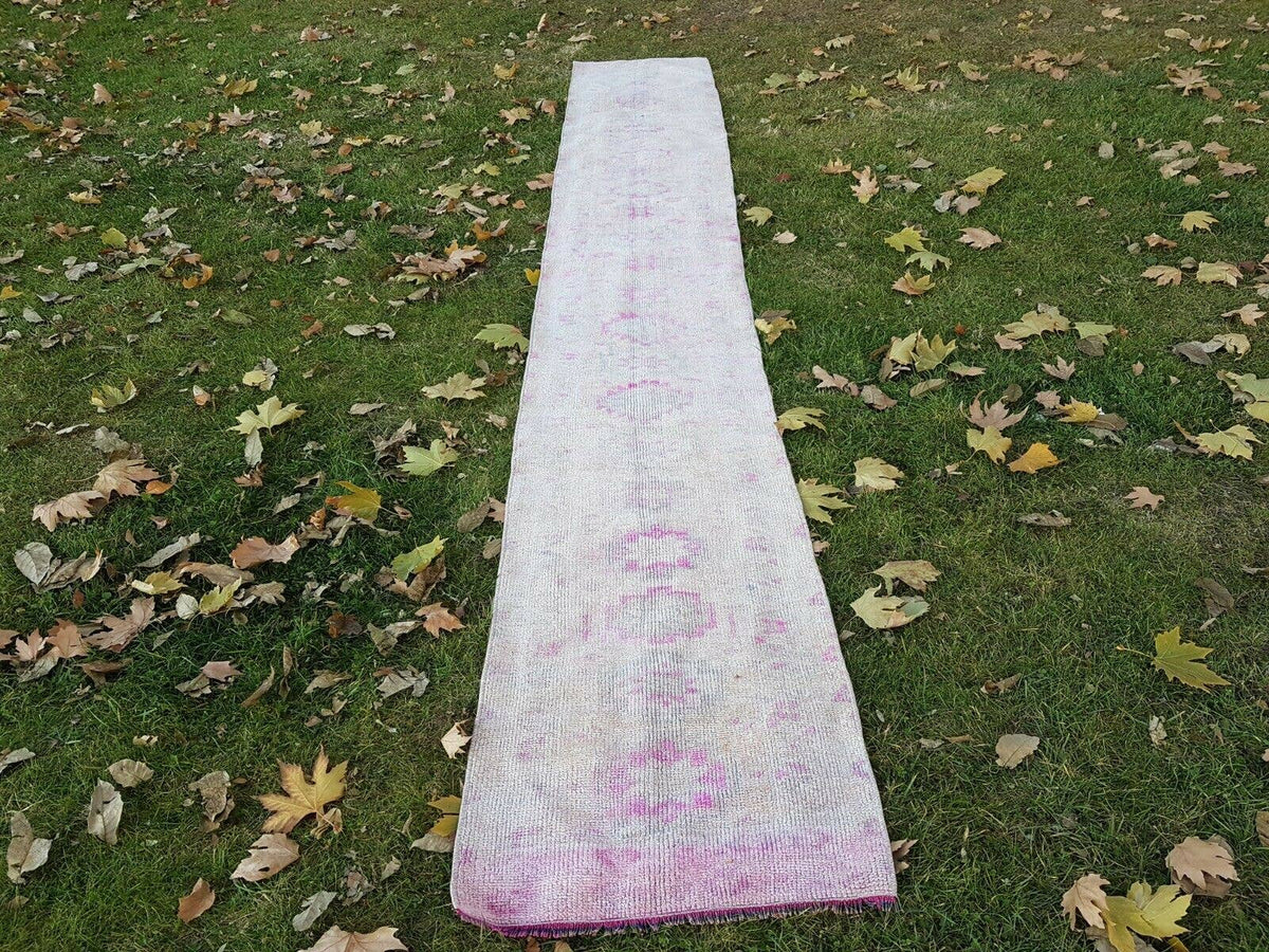 Vintage Herki Halı Yolluk 63 x 425 cm