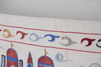 Vintage Deve Desenli El İşlemesi Duvar Örtüsü 51 x 188 cm