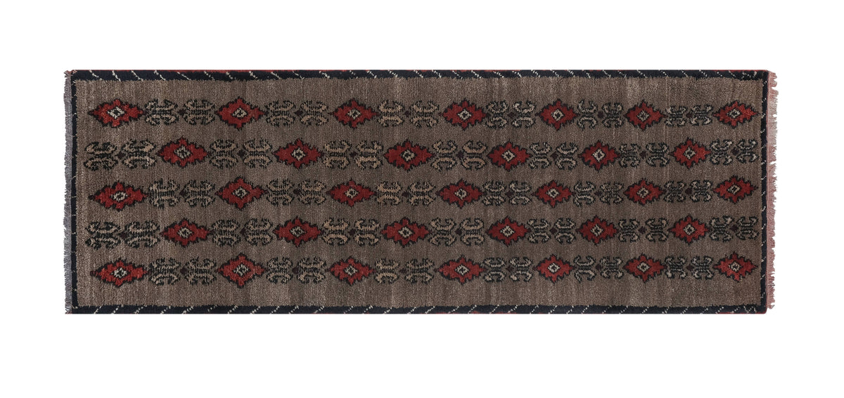 Vintage Türk Tulu Halı 74 x 224 cm