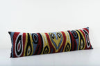 İpek Ikat Kadife Kırlent Kılıfı 35 x 120 cm