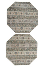 Vintage Türk Yastık Halı 2'li Set 101 x 103 cm