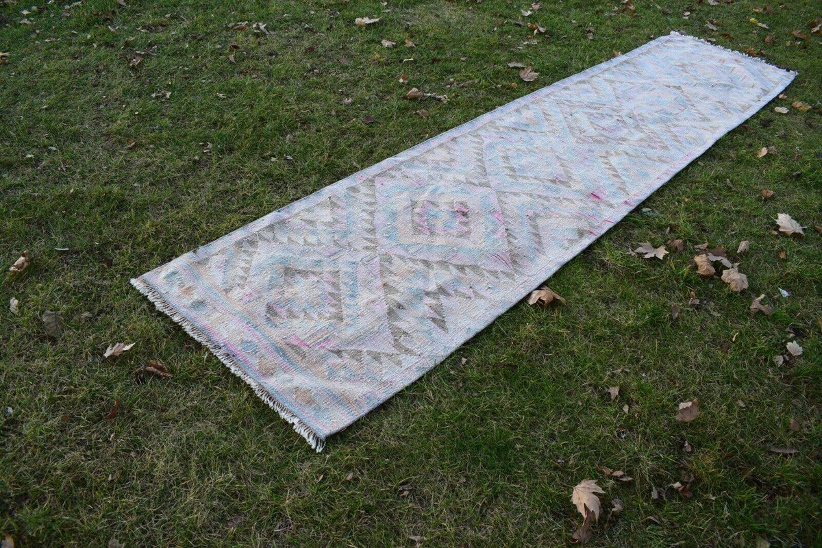 Vintage Herki Kilim Yolluk 76 x 350 cm