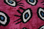 İpek Ikat Kadife Kırlent Kılıfı 2'li Set 40 x 120 cm